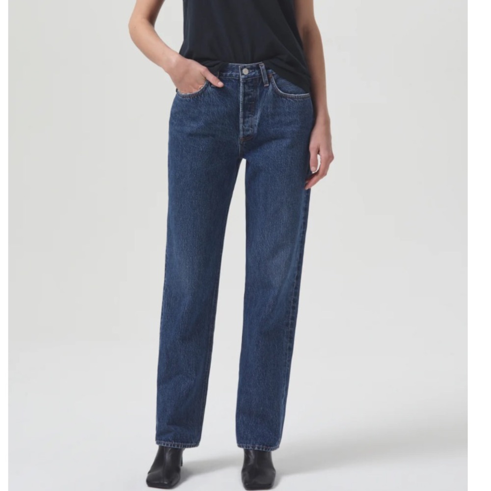 AGOLDE Lana mid rise straight jeans!